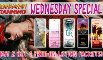 Wednesday Lotion Packet Special