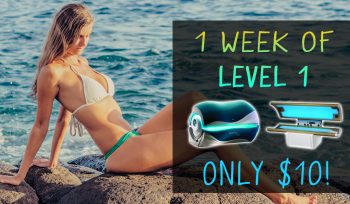 $10 One Week of Tanning in Level 1